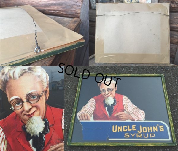 画像3: Vintage Uncle Johns Syrup Card Board Sing (MA155)