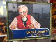 画像1: Vintage Uncle Johns Syrup Card Board Sing (MA155) (1)