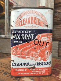 Vintage Wax Oil Can CLEANBRIGHT (MA163) 