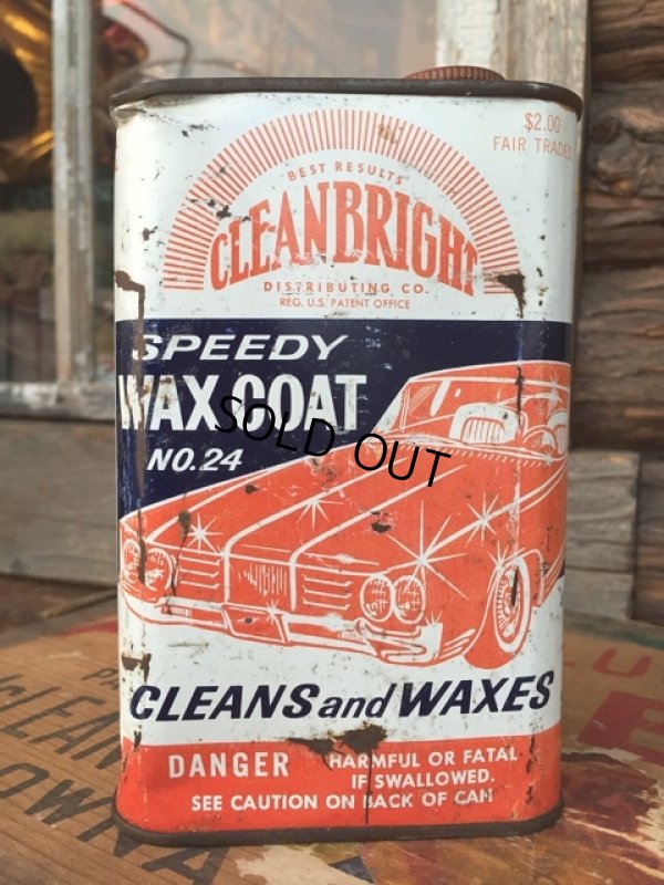 画像1: Vintage Wax Oil Can CLEANBRIGHT (MA163) 