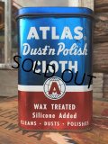 Vintage ATLAS Dust'n Polish Cloth Can (MA161) 