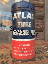 Vintage ATLAS Tube Repair Kit Can (MA160) 