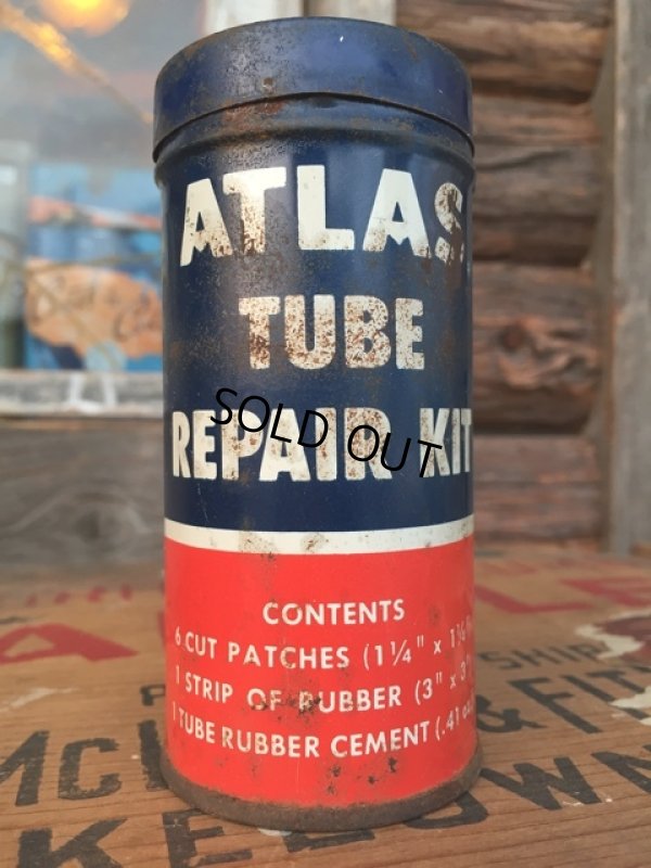 画像1: Vintage ATLAS Tube Repair Kit Can (MA160) 