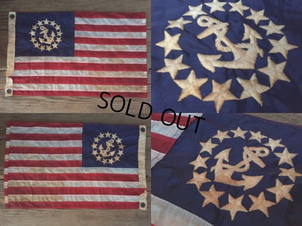 画像2: 50s Vintage US NAVY FLAG (MA174)