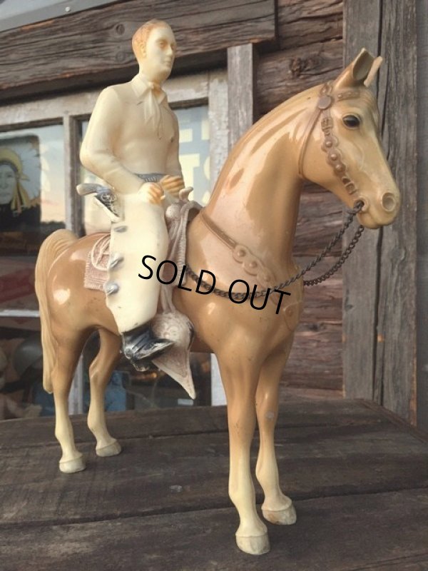 画像1: 50s Vintage Hartland Western Rider Cowboy Figure (MA188）