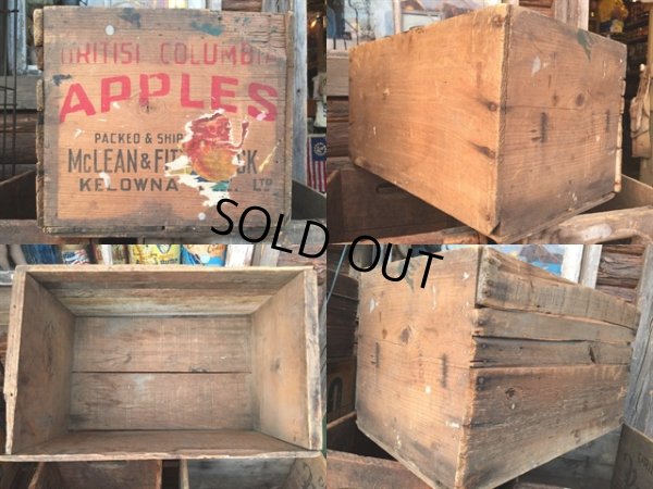 画像2: Vintage Wood Box Apples (MA209) 