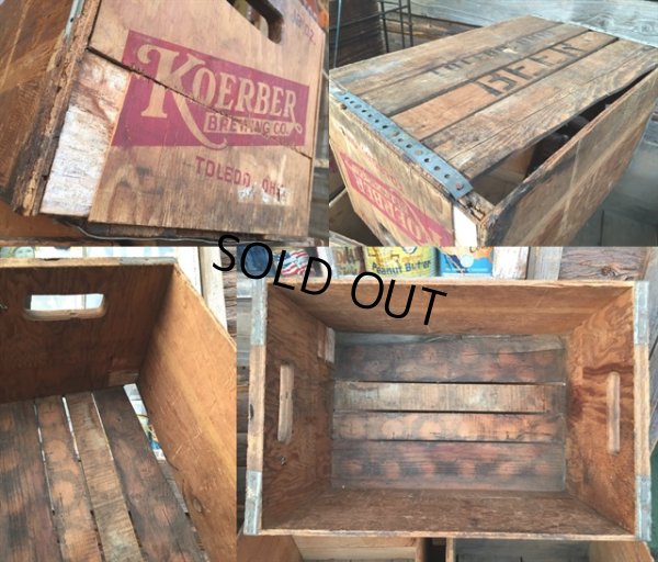 画像3: Vintage Wood Box Koerber's Beer (MA205) 