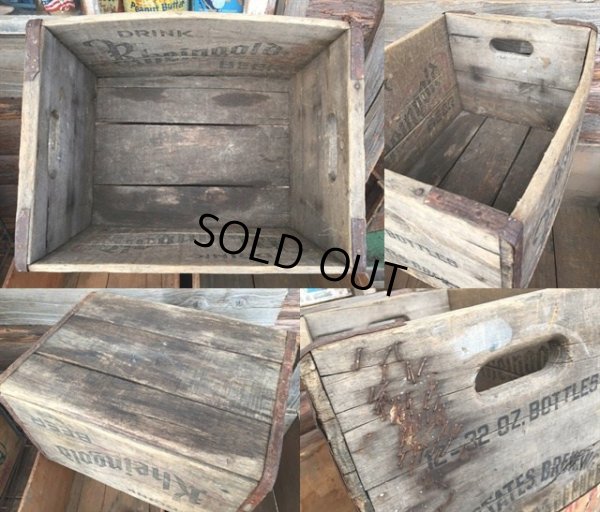 画像3: Vintage Wood Box Rheingold Beer (MA203) 