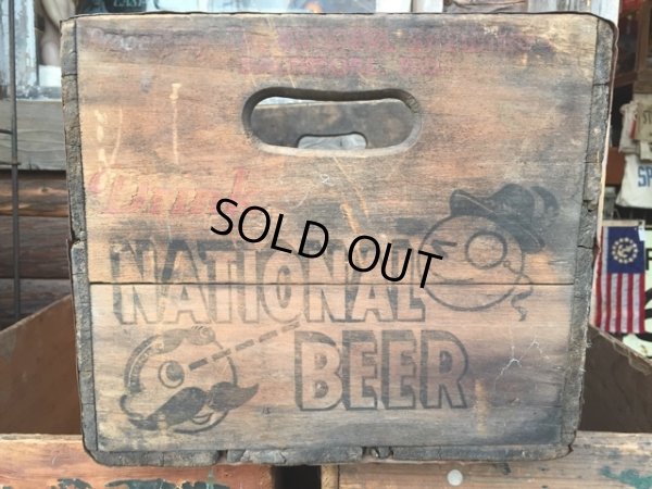 画像1: Vintage Wood Box National Beer (MA206) 