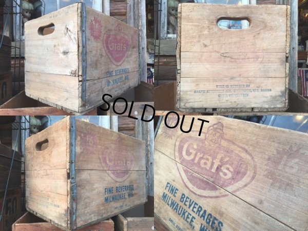 画像2: Vintage Wood Box Grafs Drink (MA207) 