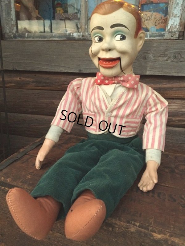 画像1: 50s Vintage Jerry Mahoney Composition Ventriloquist Doll (MA210)