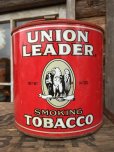 画像1: Vintage UNION LEADER SMOKING TOBACCO Can (MA213) (1)