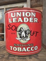 Vintage UNION LEADER SMOKING TOBACCO Can (MA213)