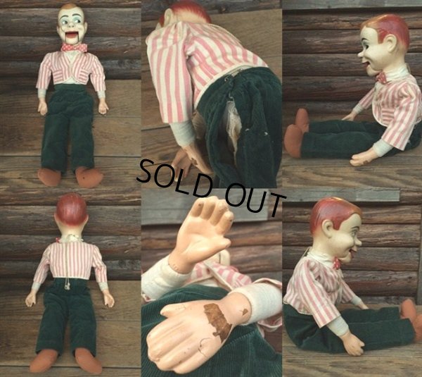 画像3: 50s Vintage Jerry Mahoney Composition Ventriloquist Doll (MA210)