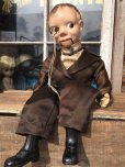 画像1: Vintage Charlie McCarthy Composition Ventriloquist Doll (MA217) (1)