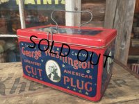 Vintage George Washigton CUT PLUG Can (MA216)