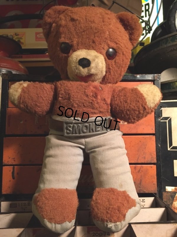 画像1: 60s Vintage IDEAL Smokey Bear 13' Plush Doll (MA223) 