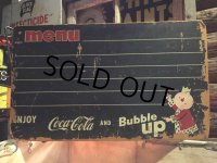 Vintage Coca Cola & Bubble Up Chalkboard Menue Sign (MA229)