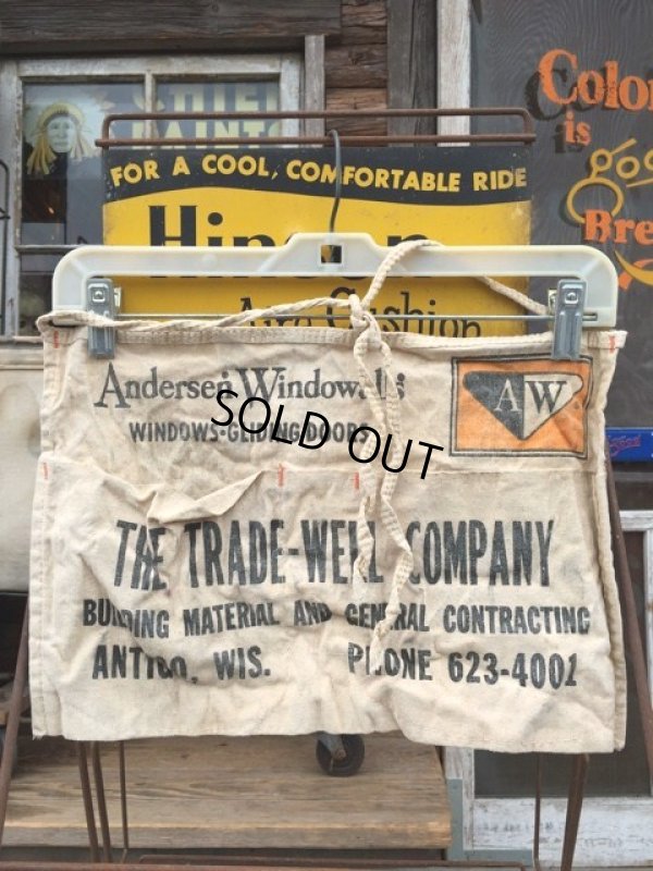画像1: Vintage Carpenter Nail Apron / Andersen Windowall's (DJ975)