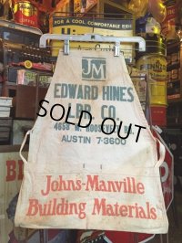 Vintage Carpenter Nail Apron / JM (MA105) 