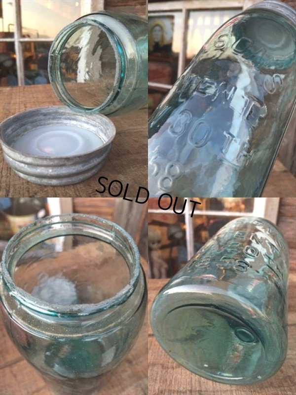 画像3: Vintage Masons Patent Nov 30th 1858 Glass Jar (MA248)