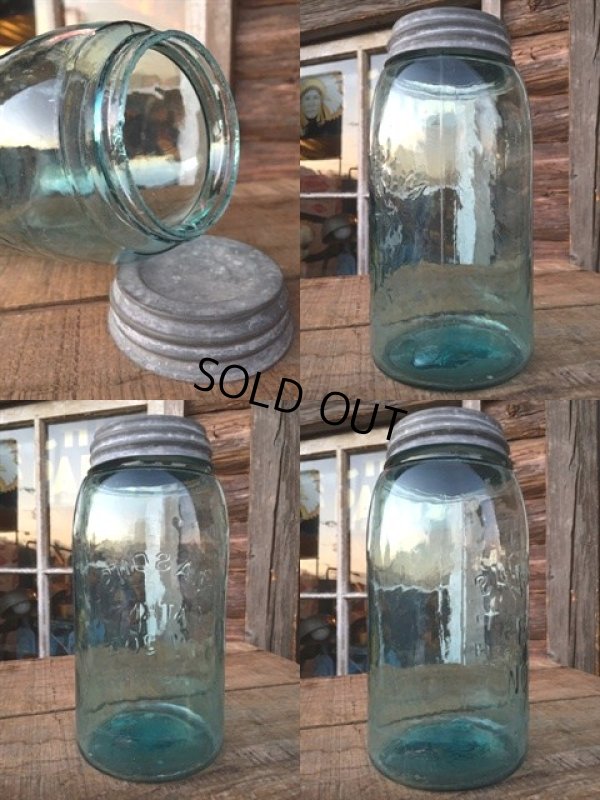 画像2: Vintage Masons Patent Nov 30th 1858 Glass Jar (MA248)