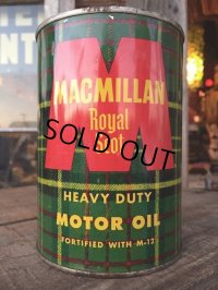 Vintage MACMILLAN 1 Quart Motor Oil Can (MA285) 