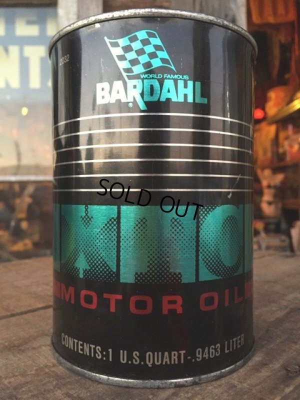 画像1: Vintage BARDAHL 1 Quart Motor Oil Can (MA276) 