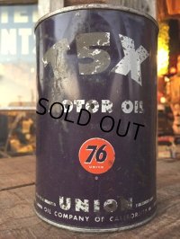 Vintage UNION76 T5X 1 Quart Motor Oil Can (MA286) 