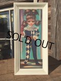 SALE！60s Eden Vintage Big Eyes Art Harlequin (MA292)