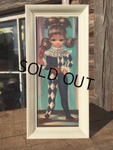 SALE！60s Eden Vintage Big Eyes Art Harlequin (MA292)