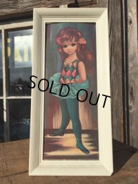 SALE！60s Eden Vintage Big Eyes Art Ballerina (MA293)