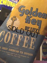 Vintage Golden Key Coffee Packaging (MA296)