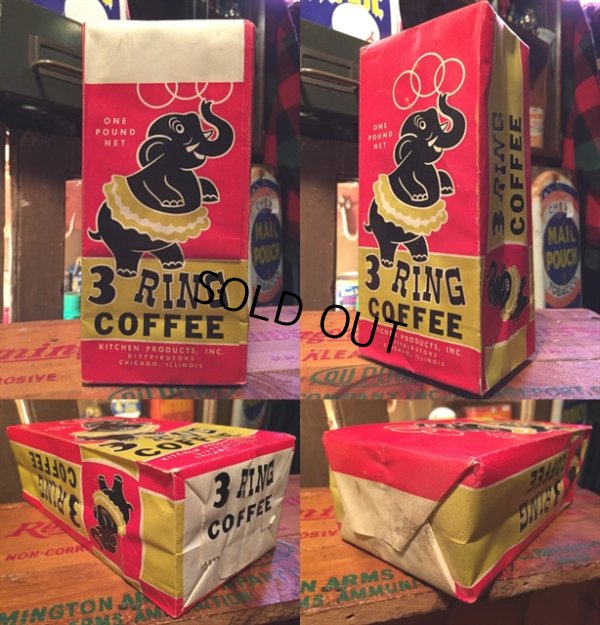 画像2: Vintage 3 RING Coffee Packaging (MA295)