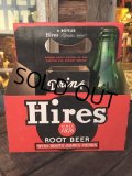 Vintage Soda 6-Pac bottles Cardboard carrying case / Hires (MA319)