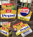 画像2: Vintage Soda 6-Pac bottles Cardboard carrying case / Pepsi (MA327) (2)