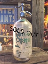 Vintage Silver State Seltzer Bottle （MA366）