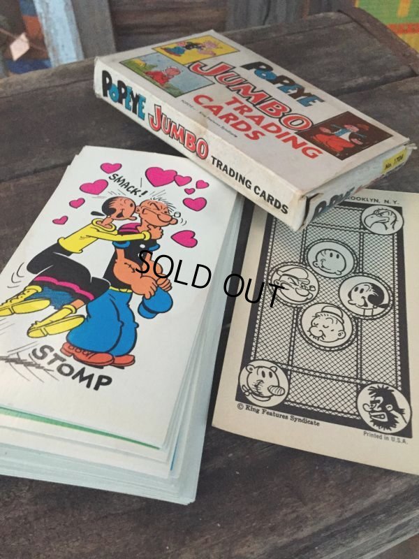 画像1: Vintage Popeye Jumbo Tradhing Cards (MA381)