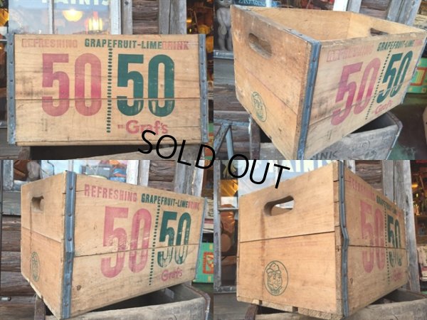 画像2: Vintage Wood Box Grafs Drink (MA383) 