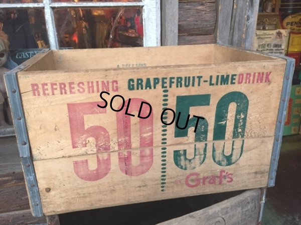 画像1: Vintage Wood Box Grafs Drink (MA383) 