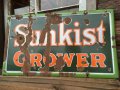 30s〜 Sunkist Orange Porcelain Sign (MA385) 