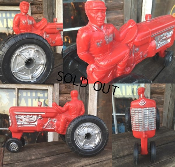 画像2: 60s Vintage Empire Tractor Plastic Mold Toy (MA386) 