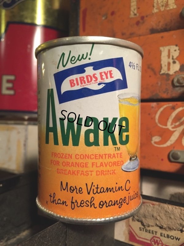 画像1: Vintage Awake Orange Juice Mini Can (MA387) 