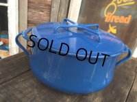 60ｓ Dansk Blue Enameled 2Quart Pots (MA386) 