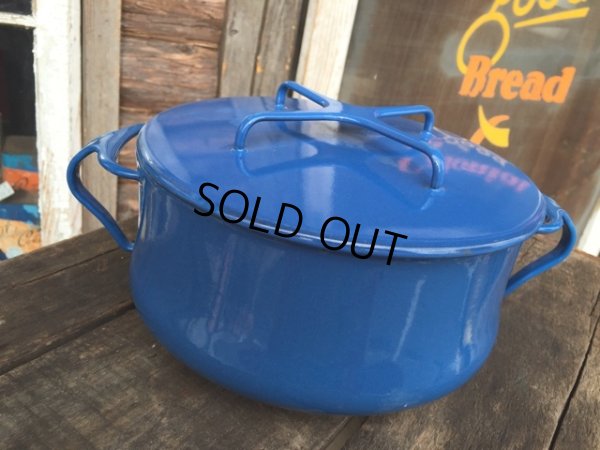 画像1: 60ｓ Dansk Blue Enameled 2Quart Pots (MA386) 