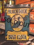 Vintage Canco Black Duck Dust Cloth Can (MA391) 