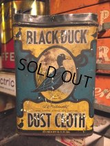 Vintage Canco Black Duck Dust Cloth Can (MA391) 