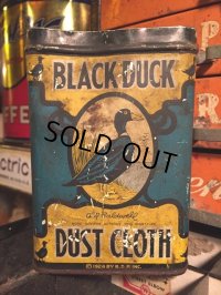 Vintage Canco Black Duck Dust Cloth Can (MA391) 