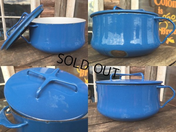 画像2: 60ｓ Dansk Blue Enameled 2Quart Pots (MA386) 