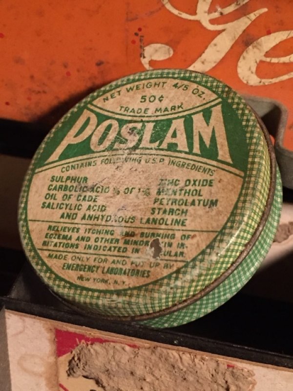 画像1: Vintage Poslam Salve Can (MA399) 